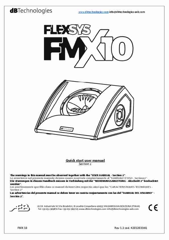 DBTECHNOLOGIES FLEXSYS FMX 10-page_pdf